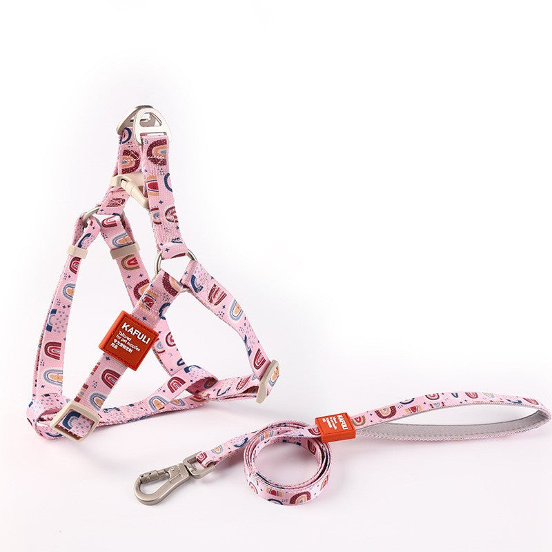 Hundegeschirr mit Leine, bedruckt – Bild 6 | LuxeStyle