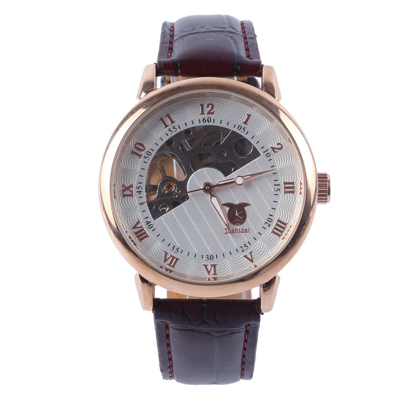 Herren-Armbanduhr mit Leuchtzifferblatt