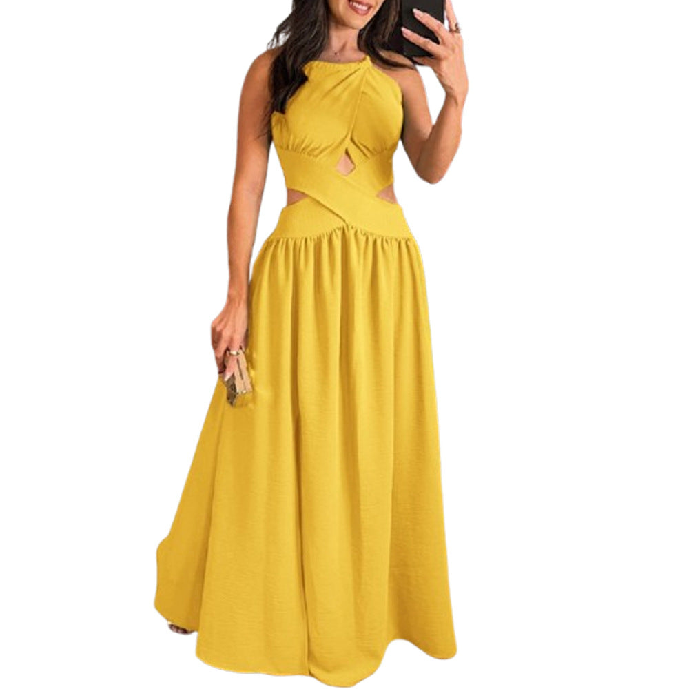 Sommerkleid mit hohem Bund