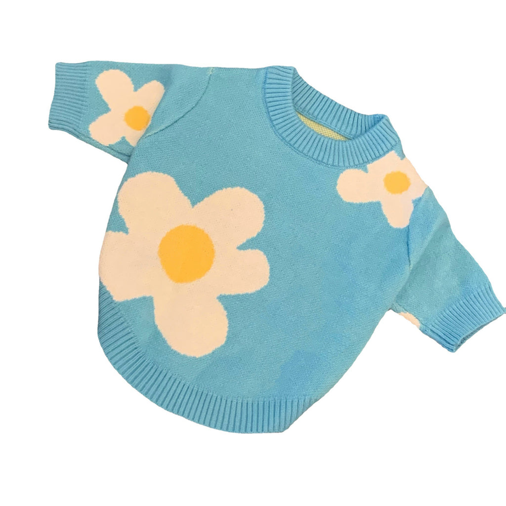 Pullover für Hund und Katze, Himmelblau – Bild 4 | LuxeStyle