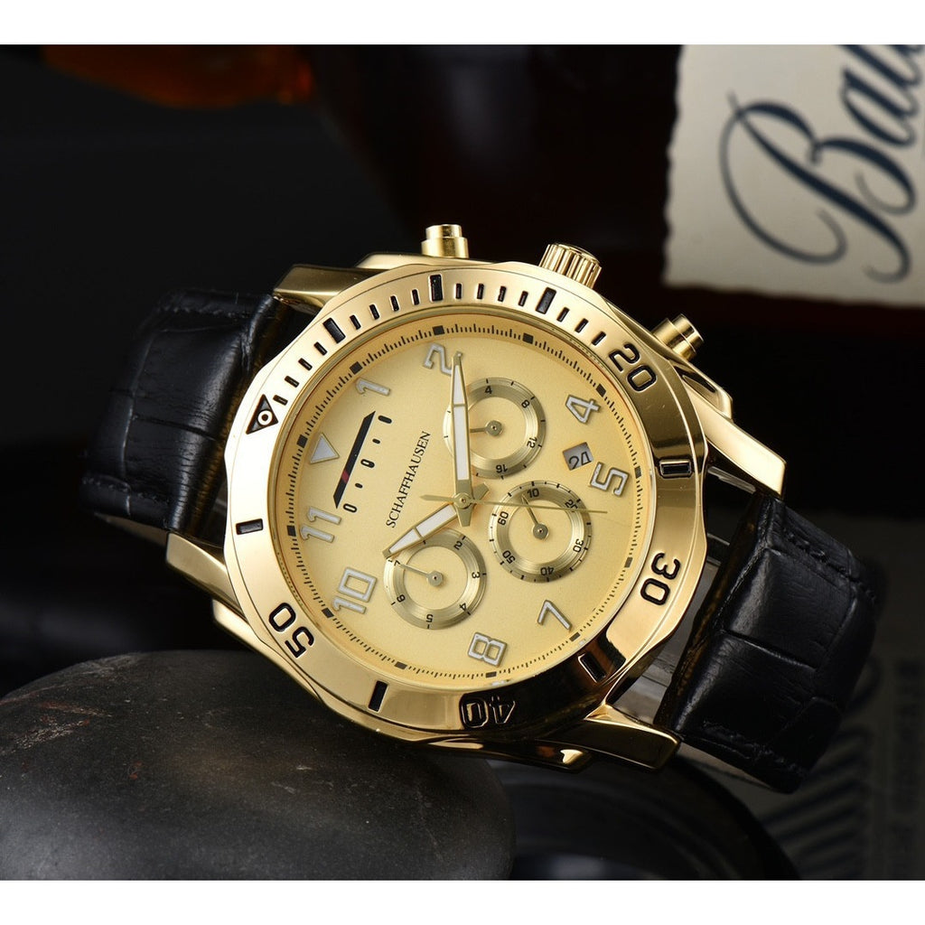 Herren Business Quarzuhr mit Chronograph