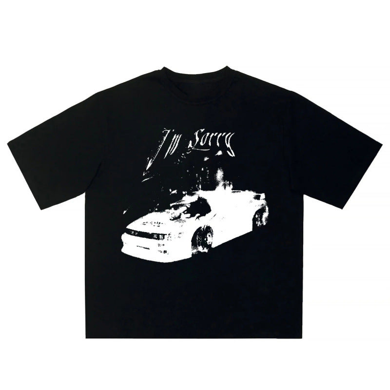 Retro Gothic King-Size T-Shirt für Herren