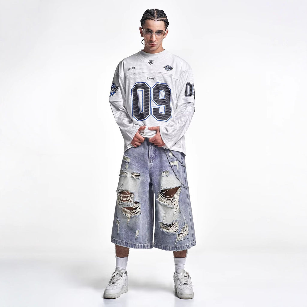 Herren-Sweatshirt mit Print – Locker geschnitten