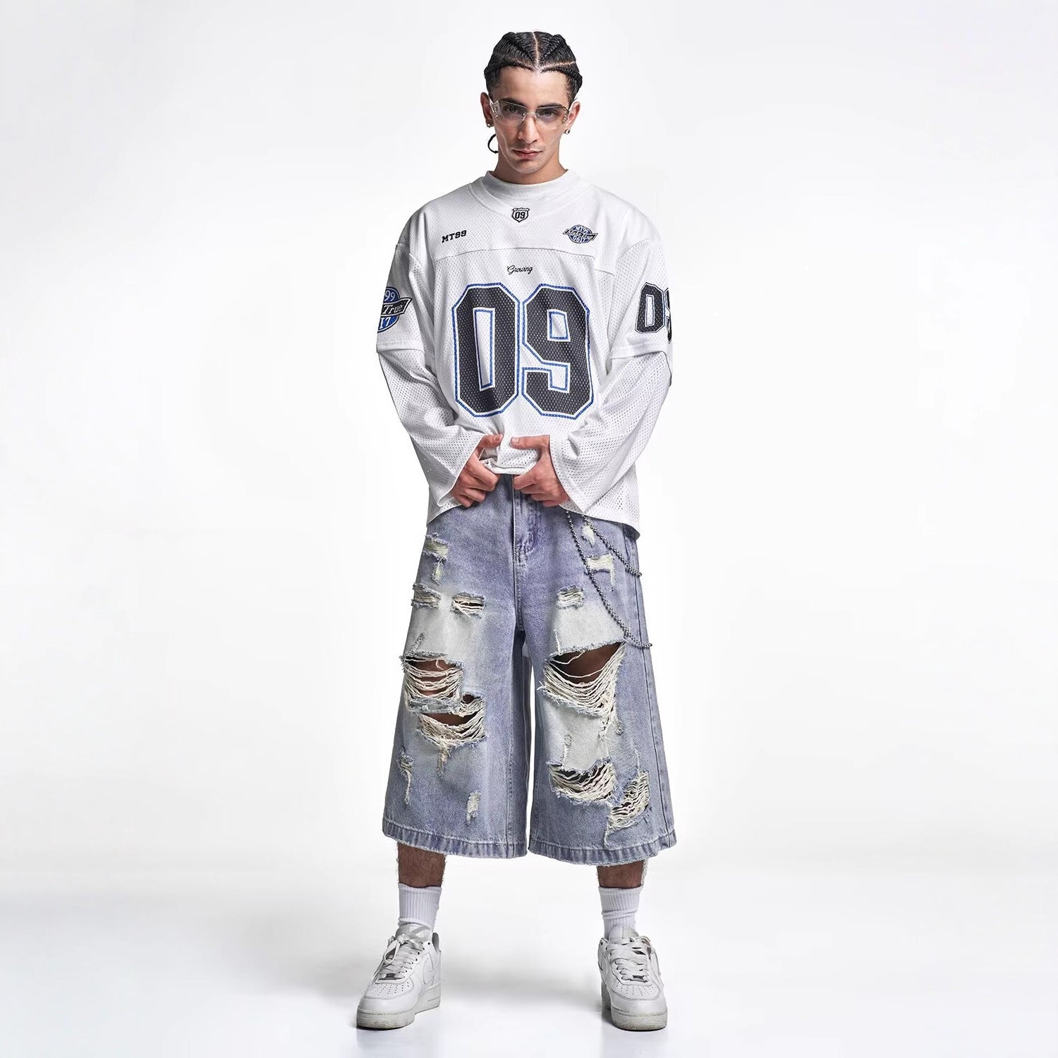 Herren-Sweatshirt mit Print – Locker geschnitten