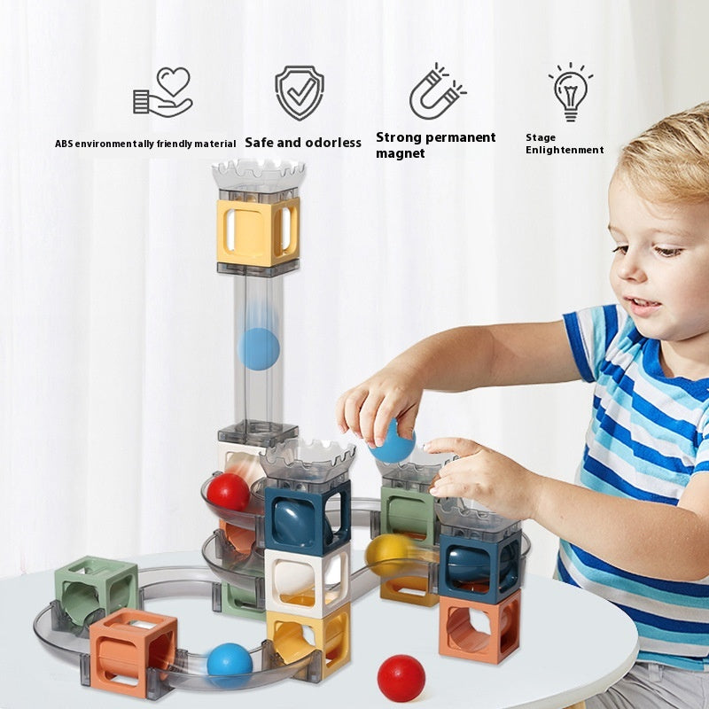 Magnetische Puzzle-Rennbahn Bausteine – Bild 5 | LuxeStyle