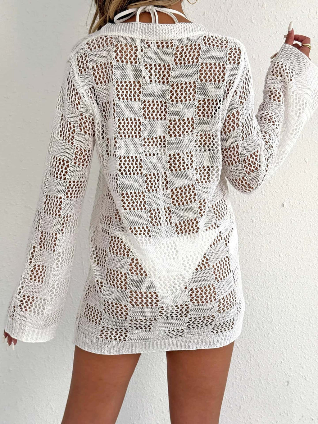 Luftiger Cardigan mit Bindedetail