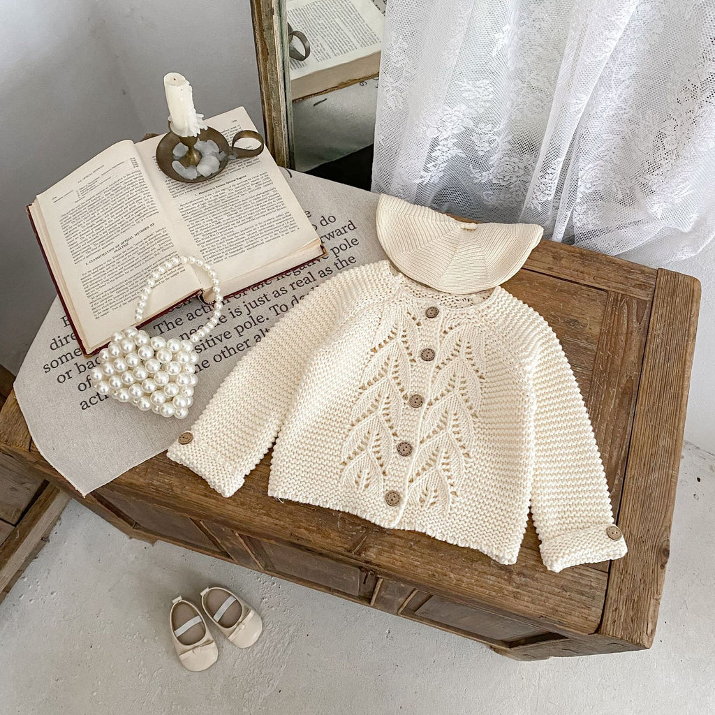 Baumwoll-Strickjacke für Babys – Bild 3 | LuxeStyle