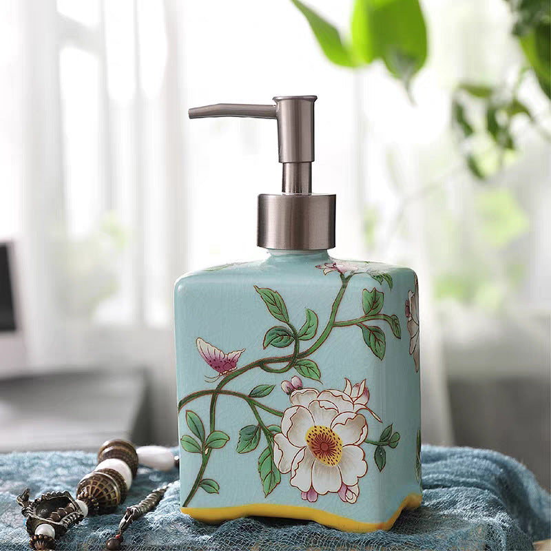 Keramik-Lotion-Spender im China-Stil