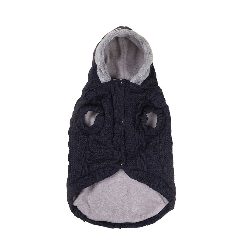 Hundetrikot aus Baumwolle – navy blau – Bild 7 | LuxeStyle