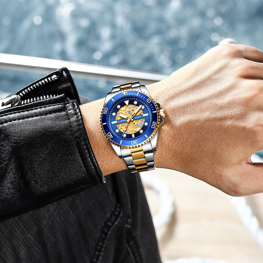 Herren-Armbanduhr Quarz wasserdicht