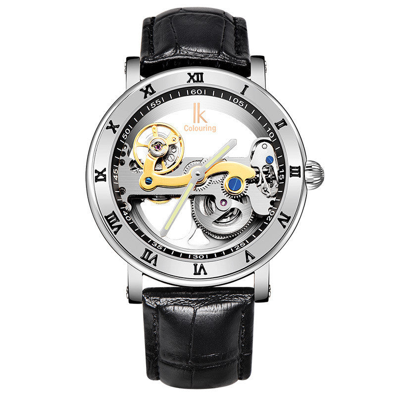 Automatische Uhr mit transparentem Uhrwerk – Bild 2 | LuxeStyle