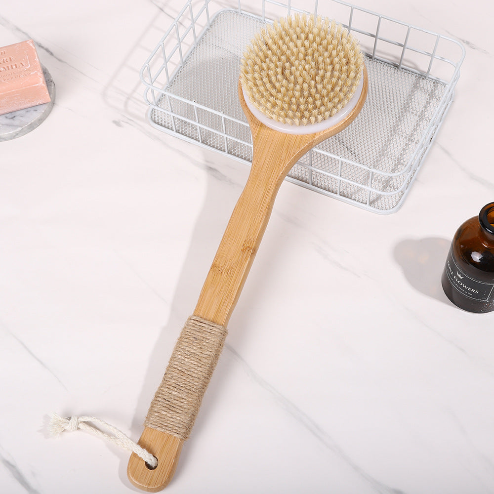 Badebürste mit langem Bambusgriff | LuxeStyle