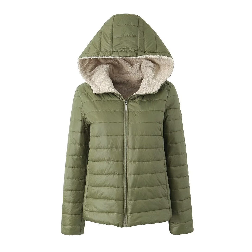 Weibliche Hooded Fleece Jacke – lockerer Schnitt – Bild 11 | LuxeStyle
