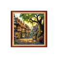DIY Kreuzstich Landschaft Cartoon 40x40 cm