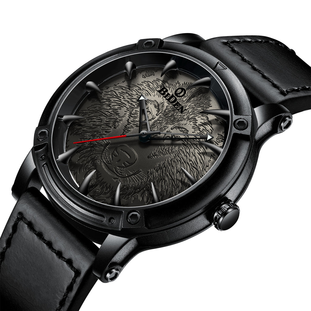 Herren-Armbanduhr einfarbig