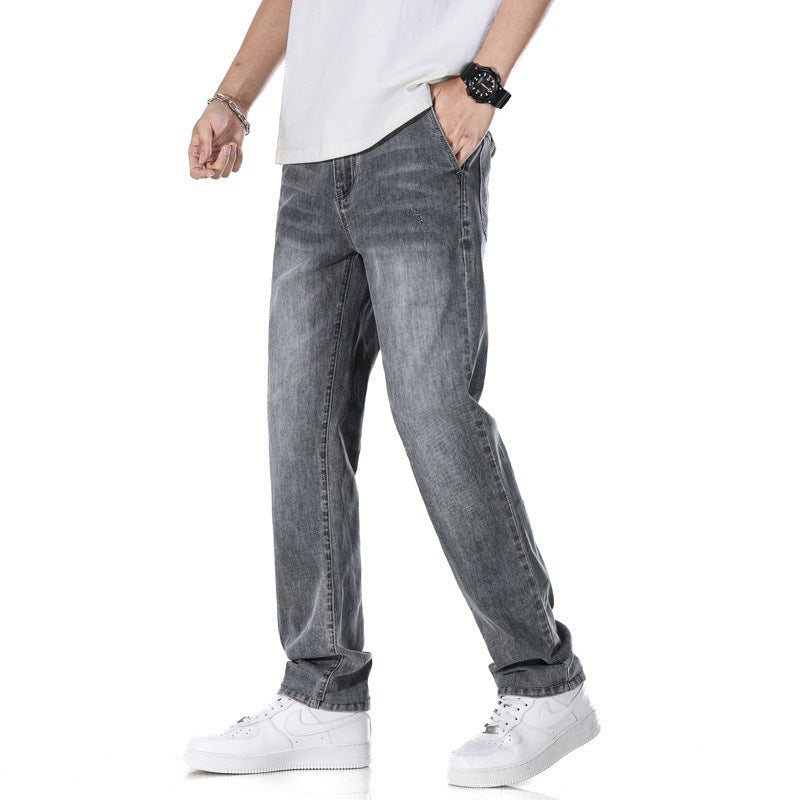 Dünne, lockere Business-Jeans für Herren