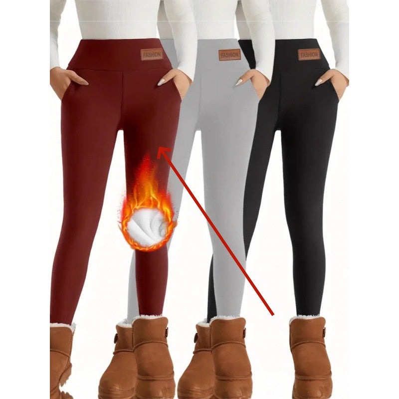 Warme Fleece-Leggings