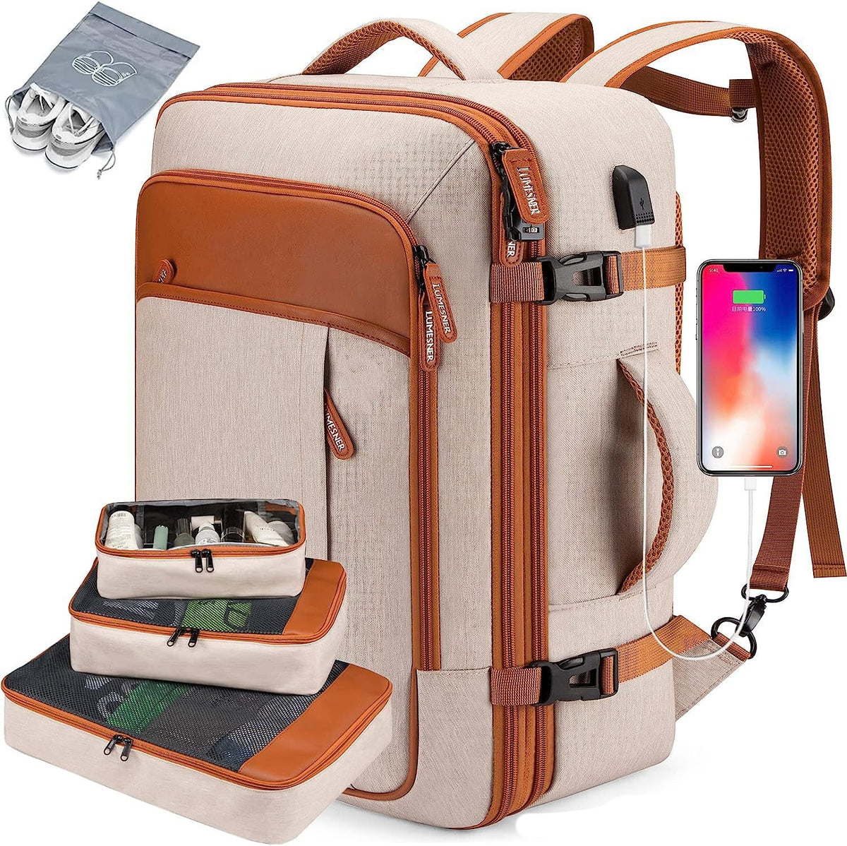 Reise-Rucksack Grosses Volumen – Bild 3 | LuxeStyle