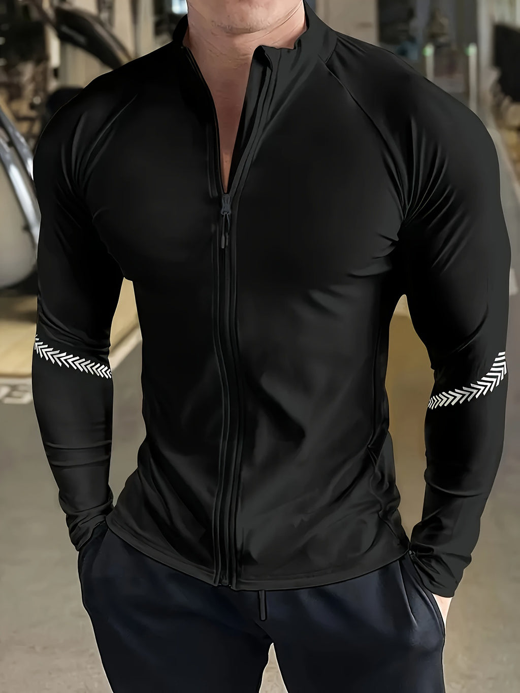 Atmungsaktive UV-Schutz Langarmjacke für Herren – Bild 3 | LuxeStyle