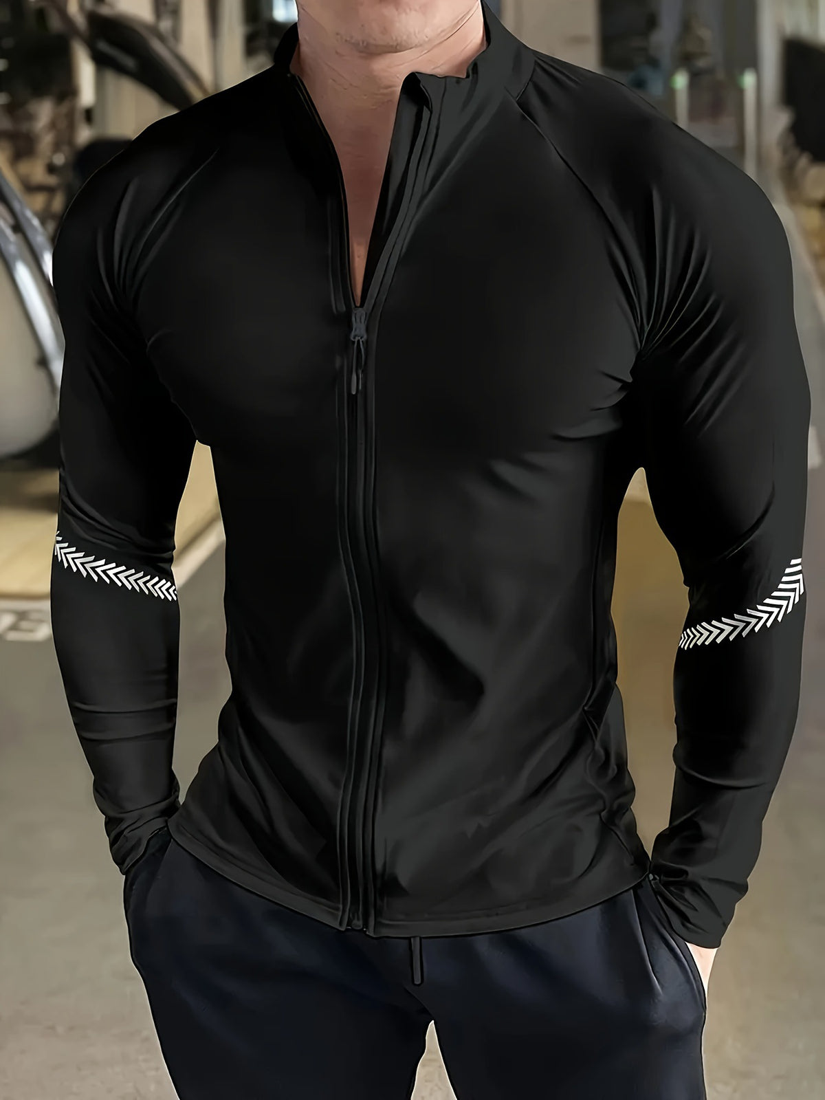 Atmungsaktive UV-Schutz Langarmjacke für Herren – Bild 3 | LuxeStyle
