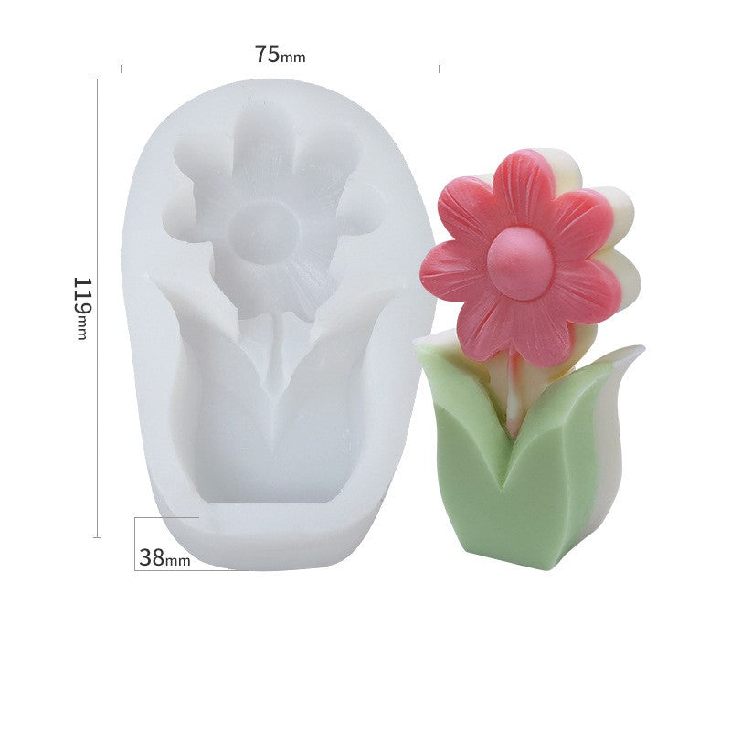 Silikonform: Tulpenblüten-Kerze – Bild 5 | LuxeStyle