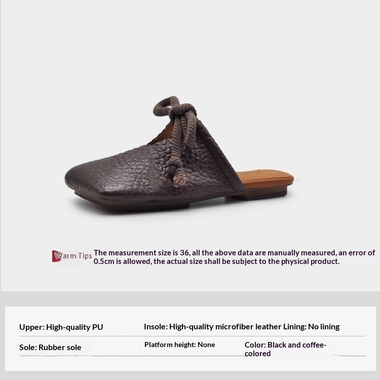 Retro-Sandalen mit eckiger Spitze