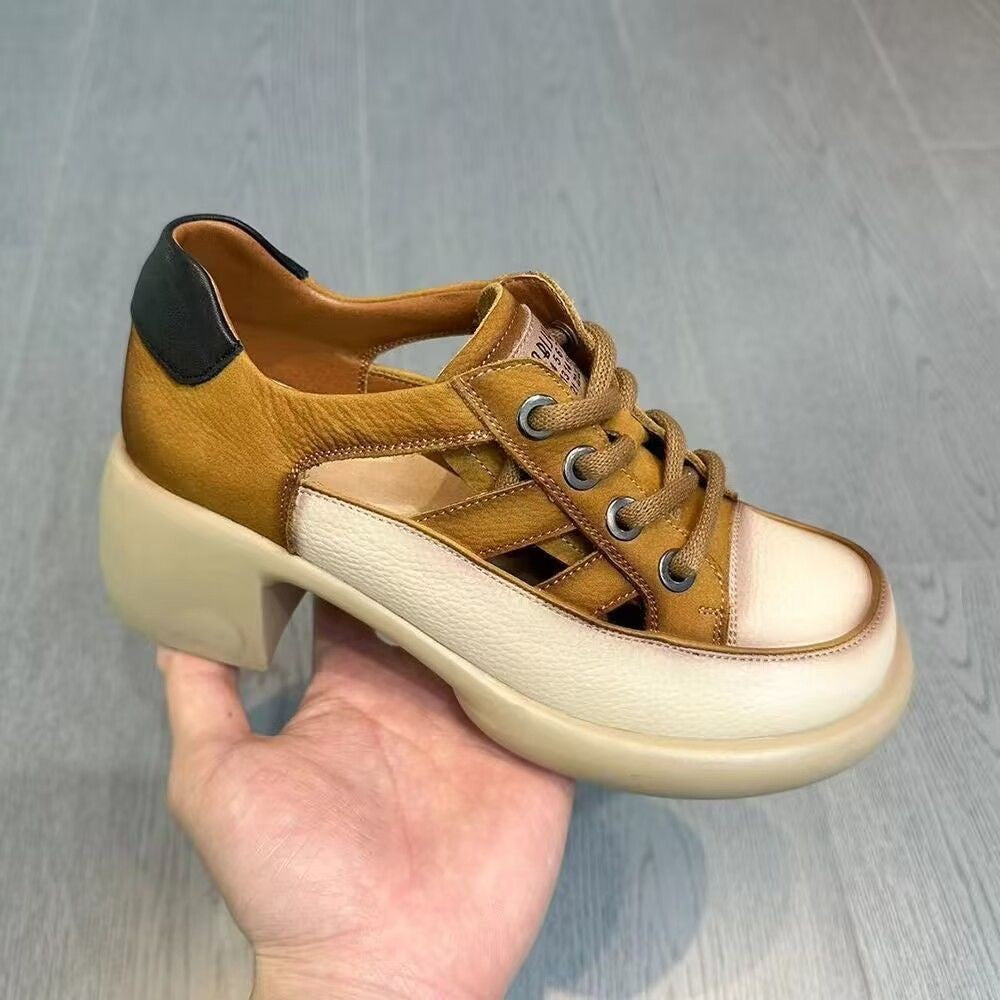 Damen Plateau-Sandalen mit Chunky-Absatz – Bild 8 | LuxeStyle