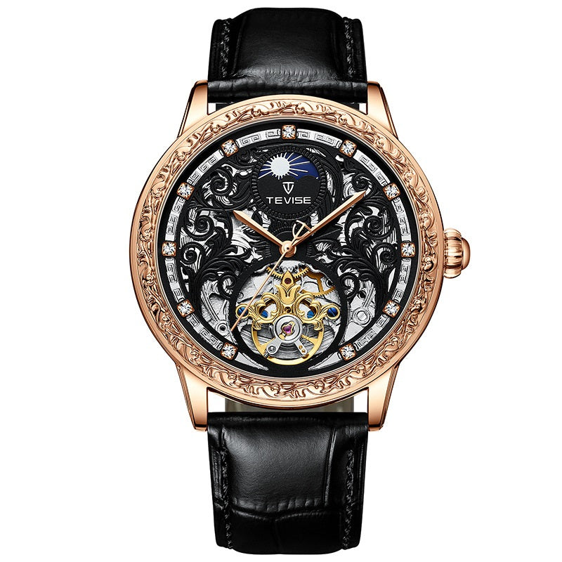 Herren-Mechanik Armbanduhr Wasserdicht