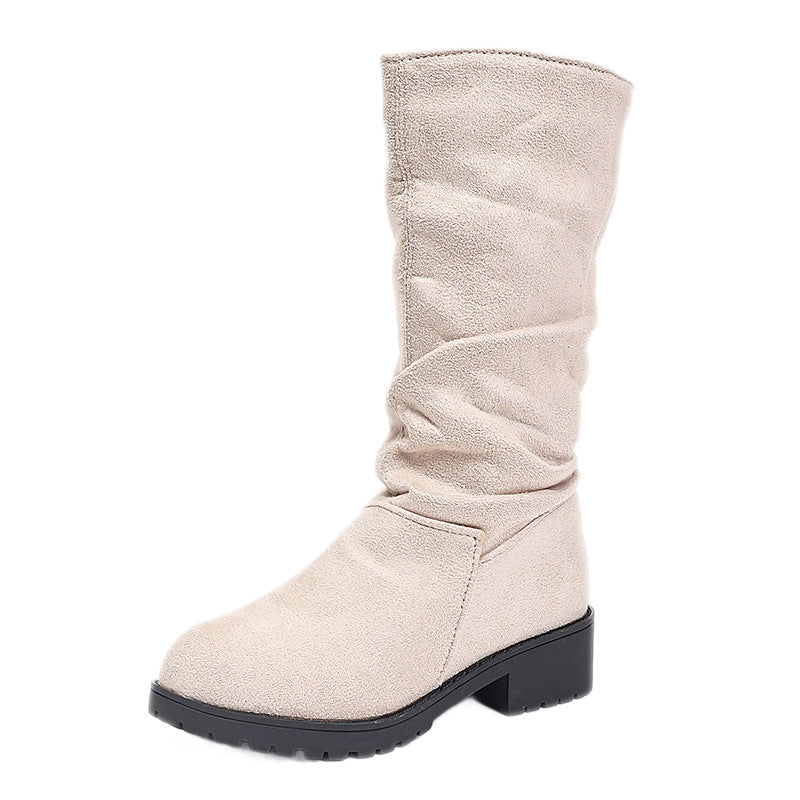 Kinder-Hightop-Stiefel mit Samtbesatz – Bild 8 | LuxeStyle