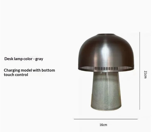 Pilz-Tischlampe mit Akku – Bild 2 | LuxeStyle