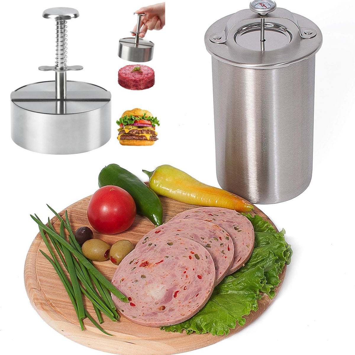 Dampfgarer mit Thermometer aus Edelstahl – Bild 2 | LuxeStyle