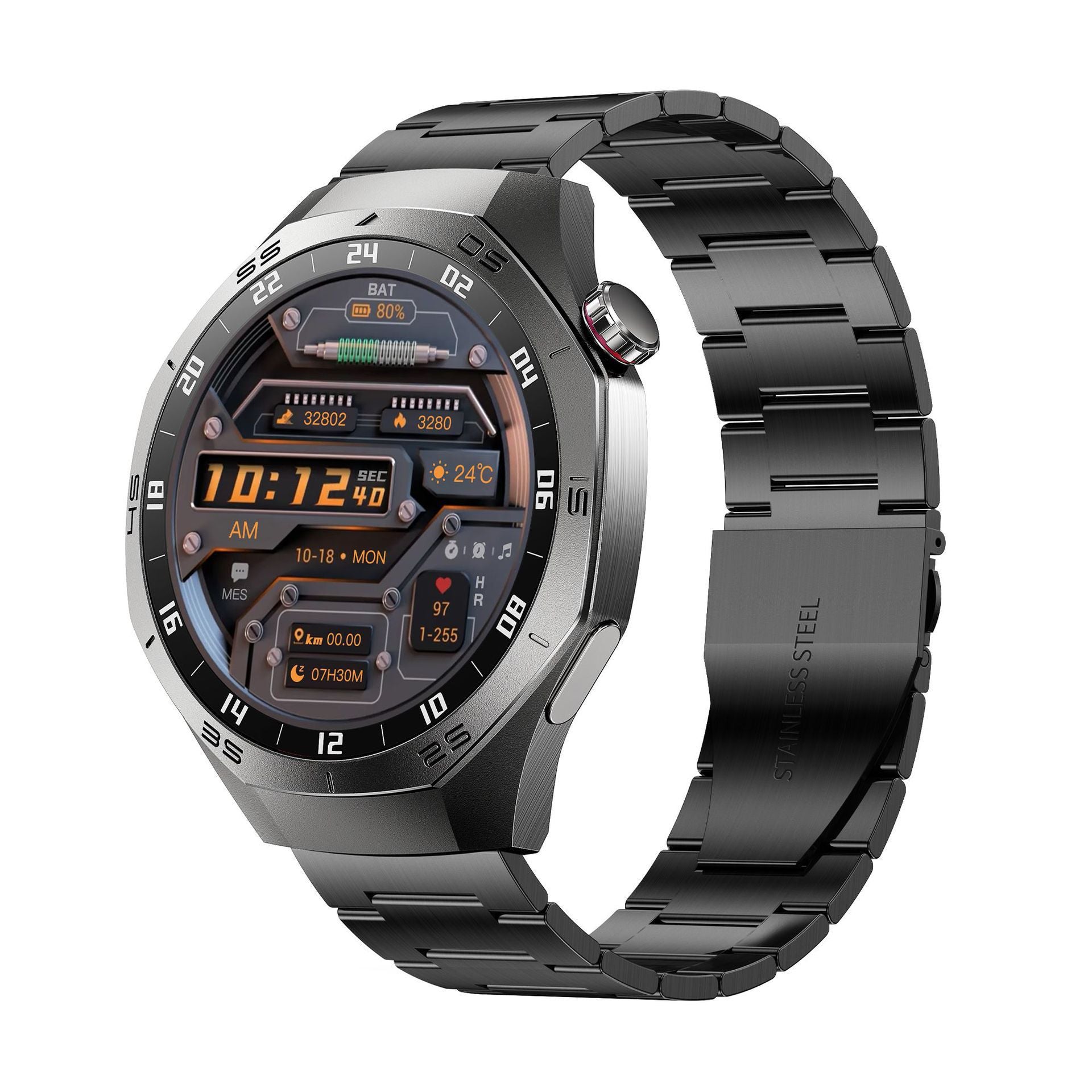 Smartwatch mit Bluetooth-Telefonie und Kamera