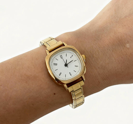 Damen-Quarzuhr mit abnehmbarem Edelstahl-Armband