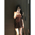 Tailliertes Neckholder-Slipdress – Bild 7 | LuxeStyle