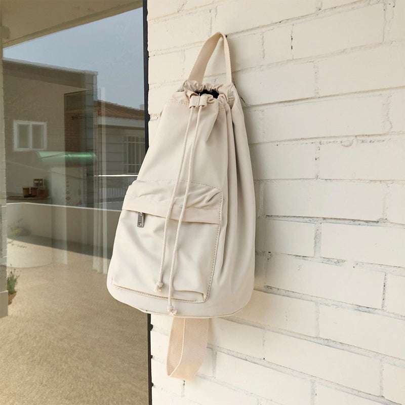 Crossbody Bag Baumwolle Schwarz-Weiss – Bild 4 | LuxeStyle