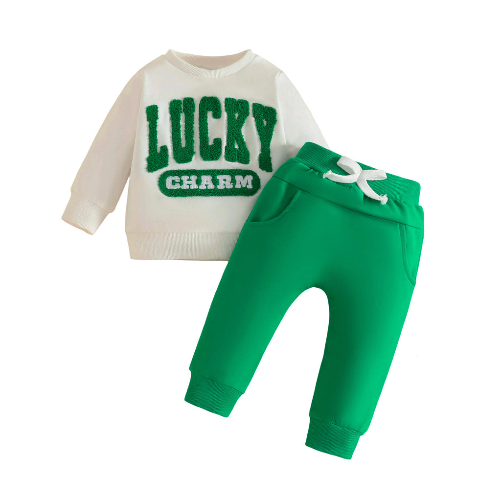 Kinder Pullover-Set mit langen Ärmeln und Hose – Bild 4 | LuxeStyle