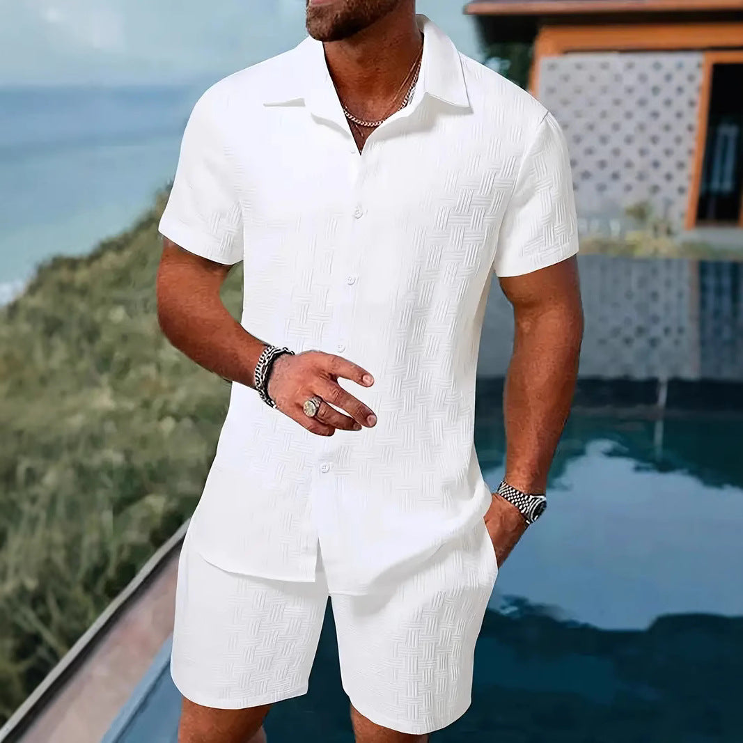 Sommer-Jacquard-Shorts mit Farbvarianten – Bild 3 | LuxeStyle