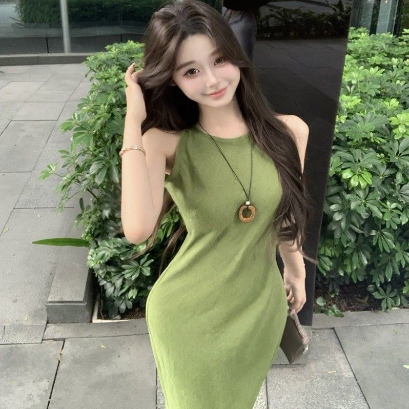 Figurbetontes ärmelloses Midi-Kleid für grosse Frauen – Bild 2 | LuxeStyle