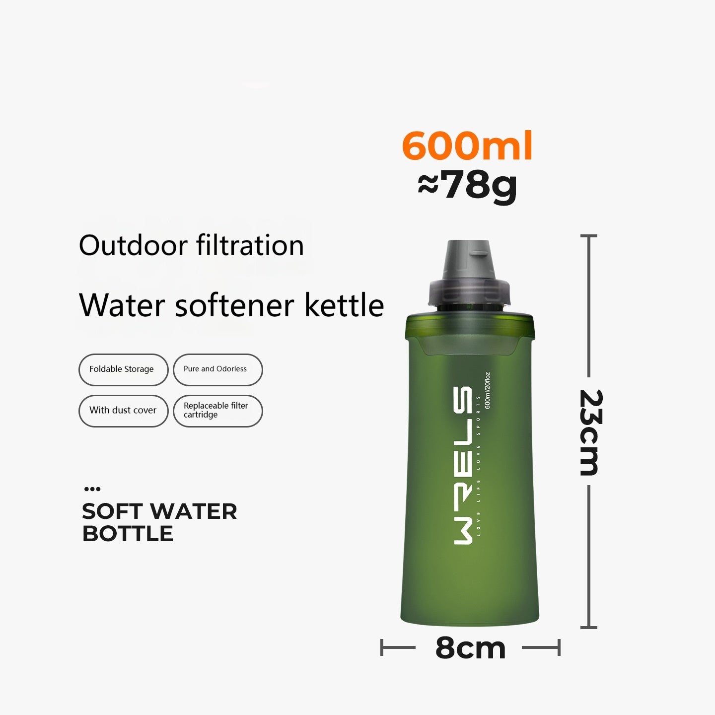 Wasserreiniger-Flasche