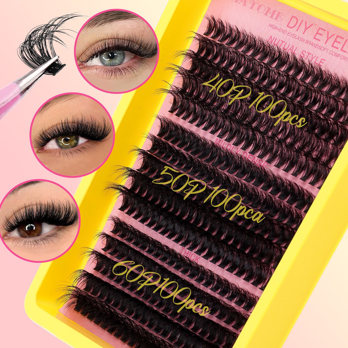 Falsche Wimpern Set zum selber machen