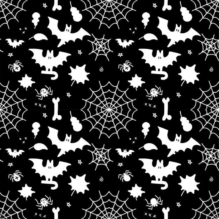 Kuscheldecke mit Halloween-Print