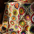 Gestrickte Decke im Landhausstil