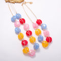Buntes Steinperlen-Halsband