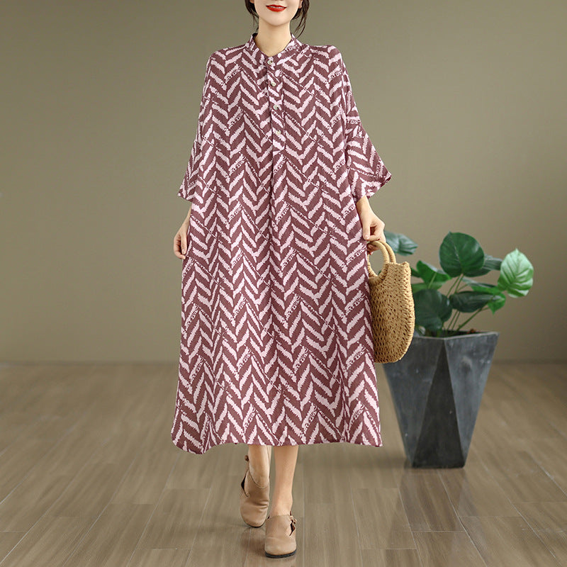 Lange Sommerkleid mit weitem Rock – Bild 4 | LuxeStyle