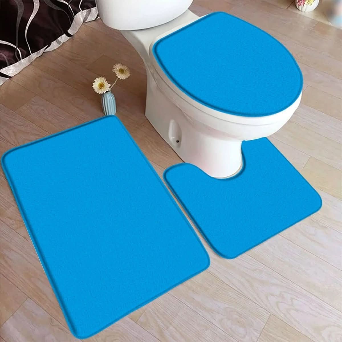 Badteppich-Set 3-teilig – Bild 9 | LuxeStyle