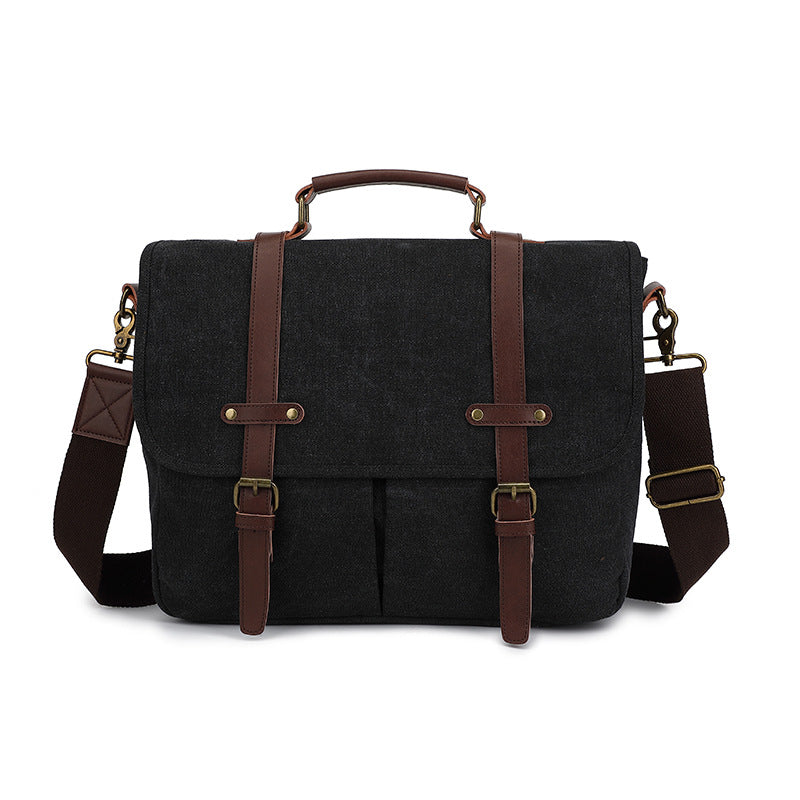 Retro-Canvas Umhängetasche Herren – Bild 6 | LuxeStyle