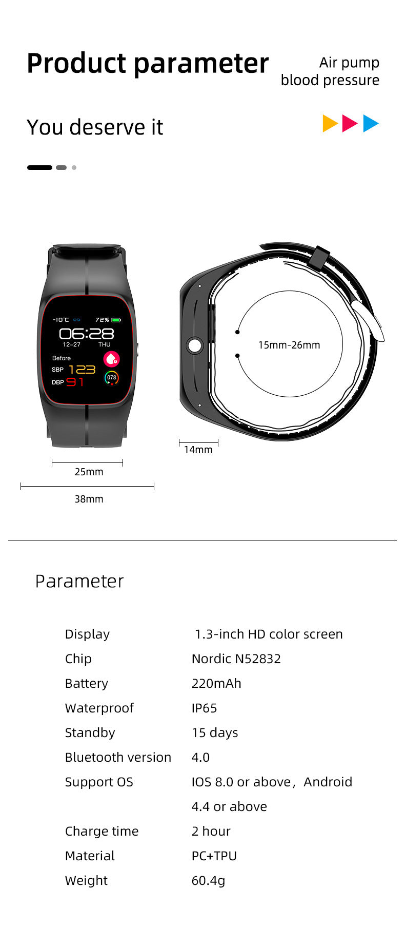 Smartwatch P20 mit Gesundheitsfunktionen – Bild 13 | LuxeStyle