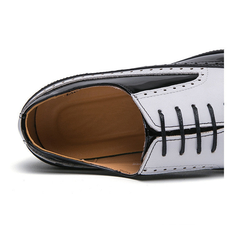 Britische Brogue Kunstlederschuhe für Herren – Bild 2 | LuxeStyle