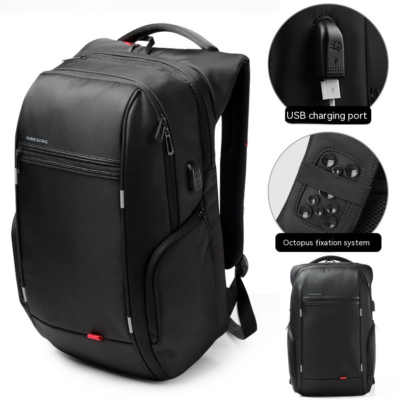 USB-Lade-Rucksack wasserdicht 15" – Bild 4 | LuxeStyle