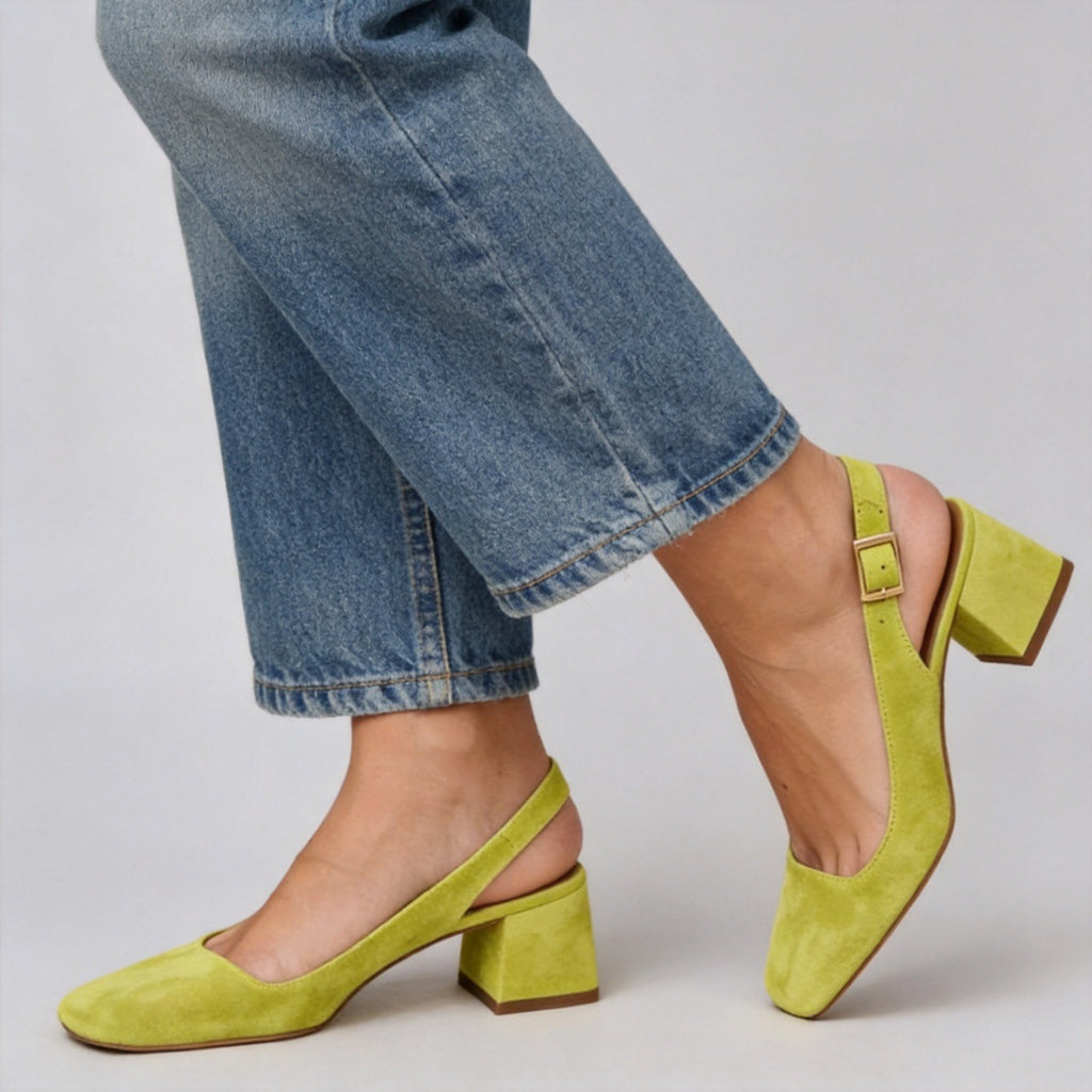 Spitzschuh Slingback Pumps Gr. 40-43 Frühjahr/Sommer